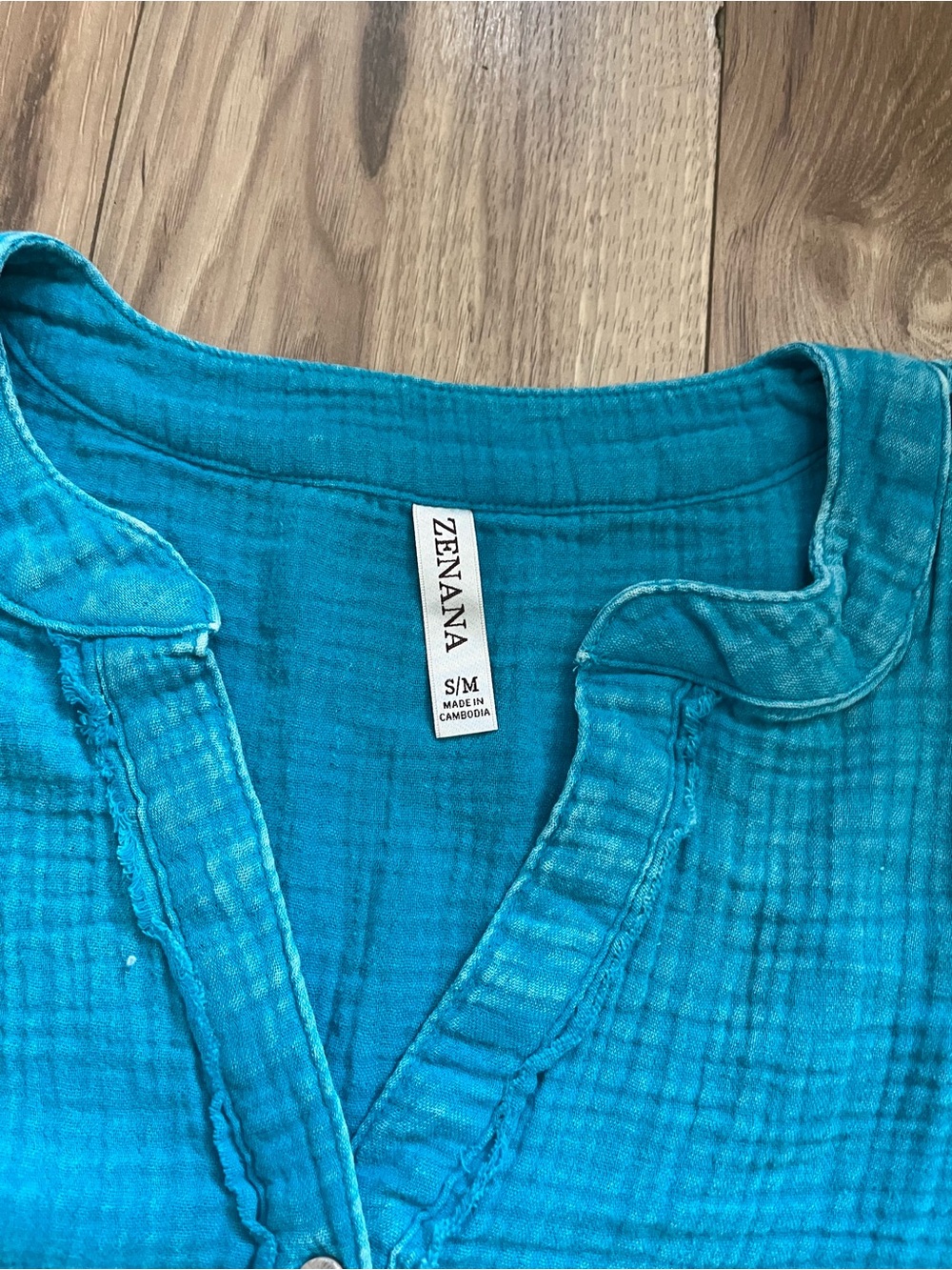 Zenana blue top - Picture 2 of 4